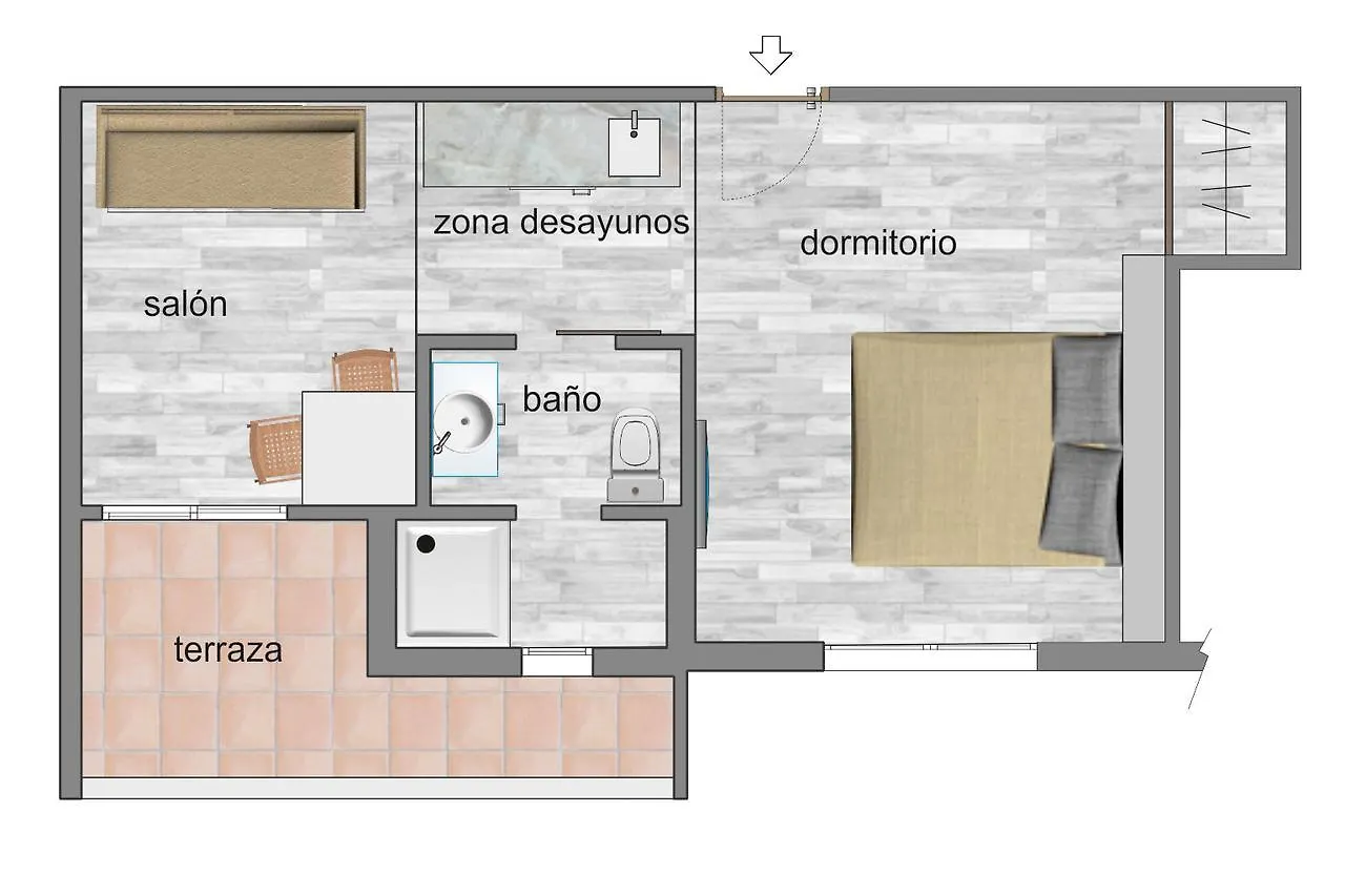 Hostal Sa Vinya Suites 30-35M2 포르티나특스