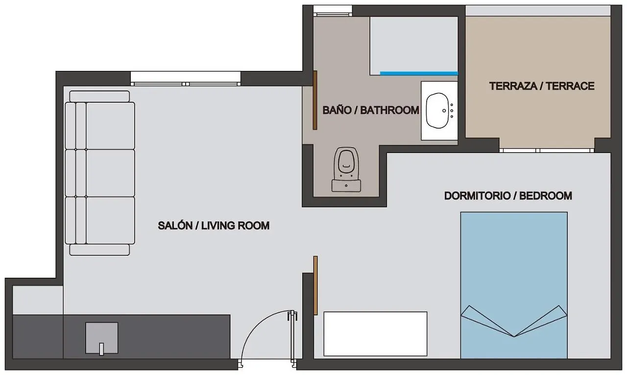 Hostal Sa Vinya Suites 30-35M2 포르티나특스 2*,